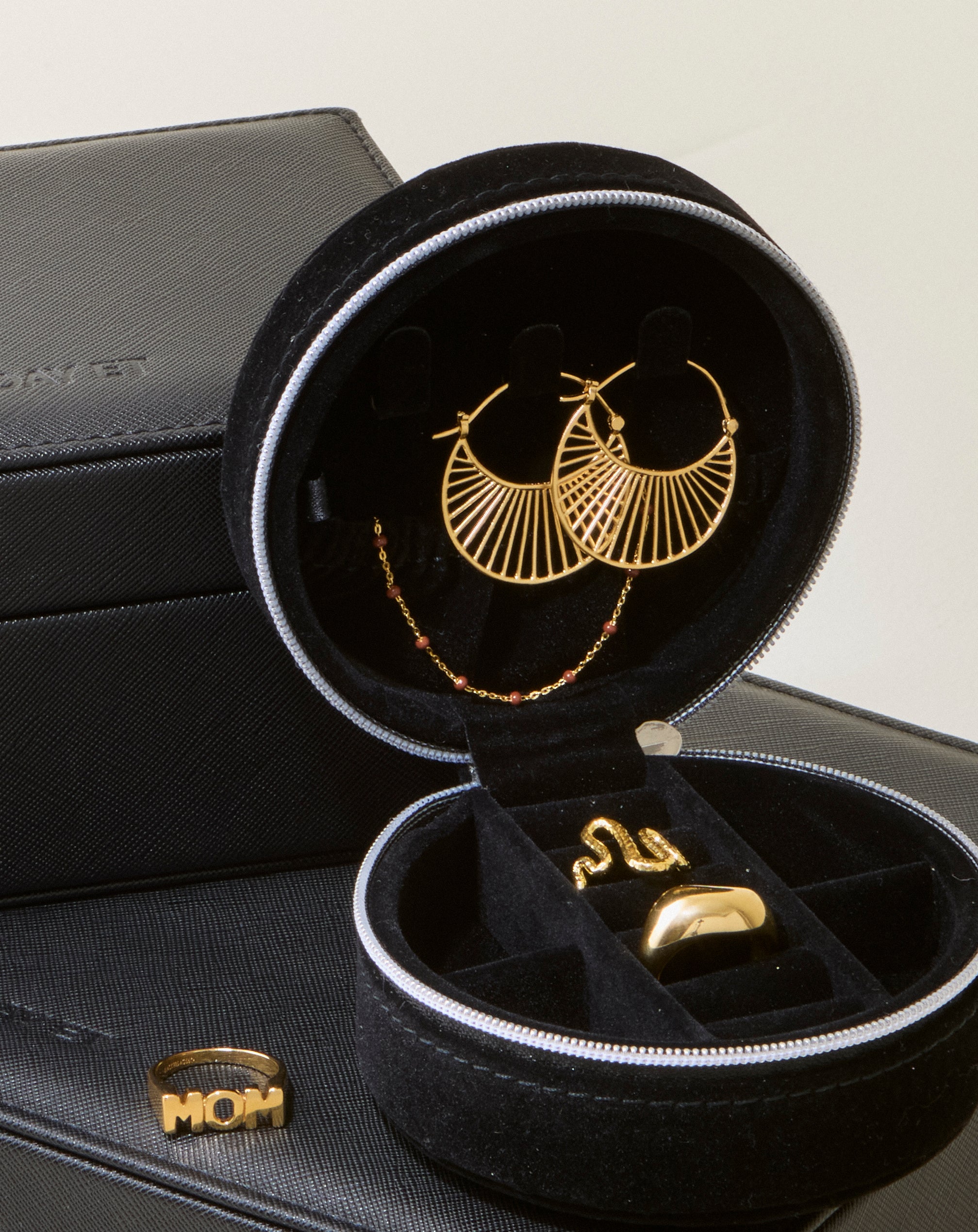 Daylight øreringe - Forgyldt